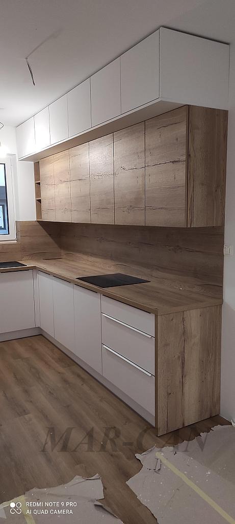 Kuchyńa Dub a biela matt